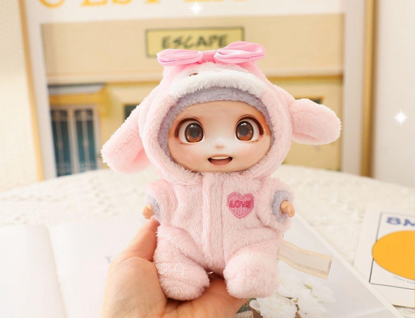 1PCS Doll Clothes Outfit Set For LABUBU 15CM-17CM Doll, Adorable Dress Up Accessories For Doll - Dolls Not Included