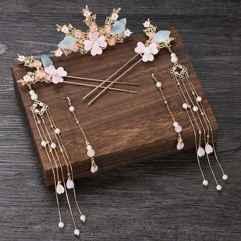 Tassel Full Set Antique Hair Clasp Chinese Style Classical Simplicity Hair Accessories