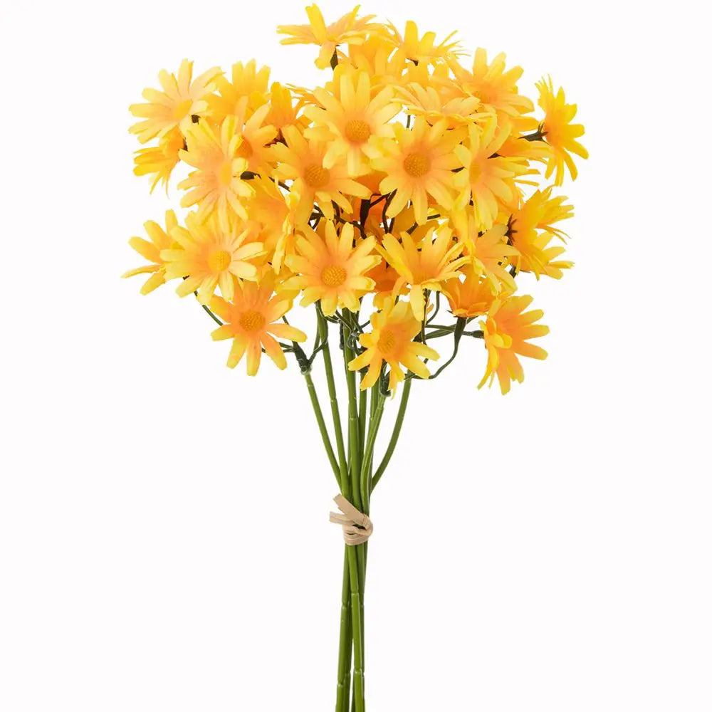 1Pc Artificial Simulation Flowers Handheld Silk Chrysanthemum Wedding Bridal Bouquets Home Vase Outdoor Garden Festival Diy Gift