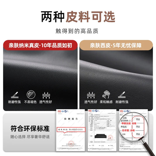 Office Sofa Is Simple, Modern Boss Business Reception, Small Three-person Sleeping Sofa Coffee Table