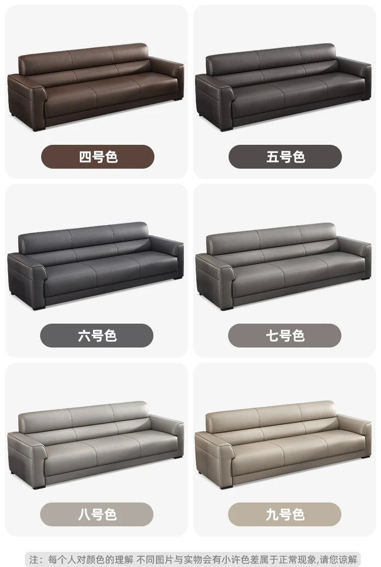 Office Sofa Is Simple, Modern Boss Business Reception, Small Three-person Sleeping Sofa Coffee Table