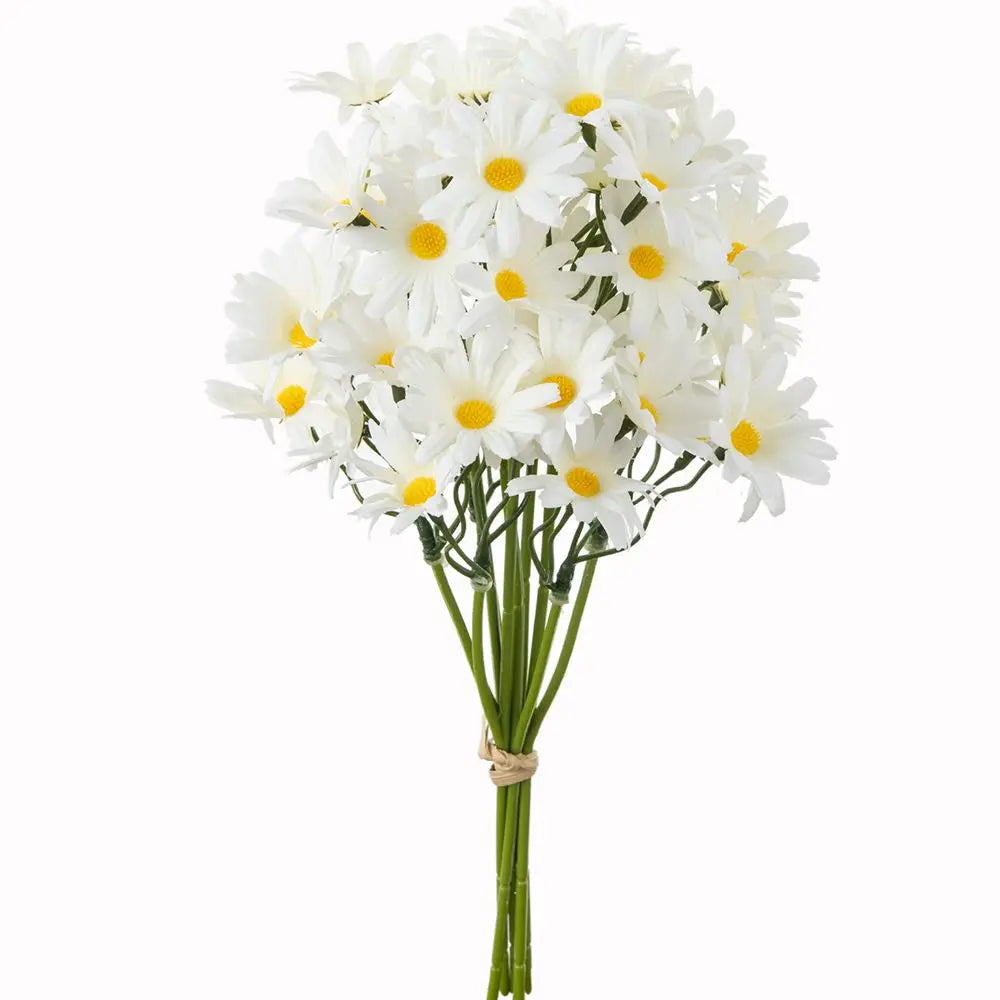 1Pc Artificial Simulation Flowers Handheld Silk Chrysanthemum Wedding Bridal Bouquets Home Vase Outdoor Garden Festival Diy Gift